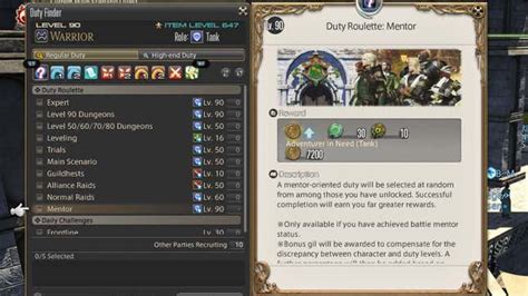 ffxiv mentor roulette requirements|How (And Why) To Become A Mentor in Final Fantasy XIV .